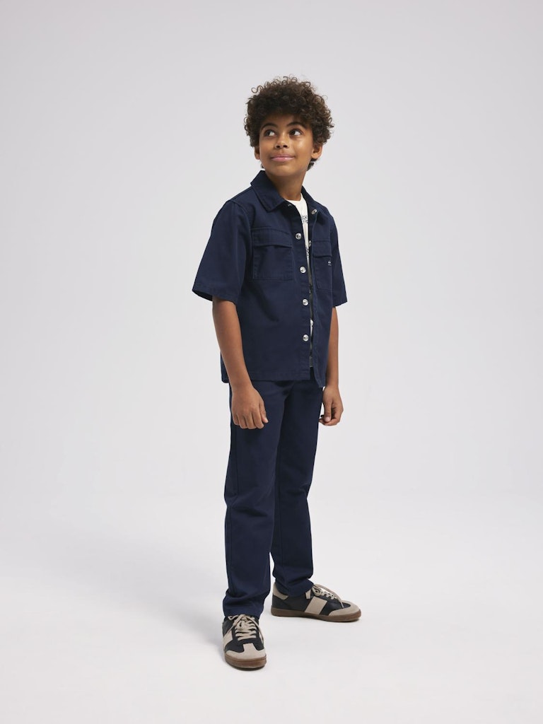 Name It Skjorte SS Hugo Oversize Dark Sapphire - Billede 4