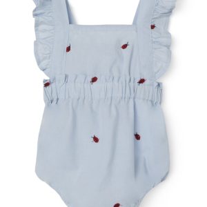 Name It Sommerdragt SL Ferilla Romper Chambray Blue