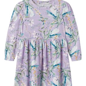 Name It Kjole LS Dolly Orchid Petal