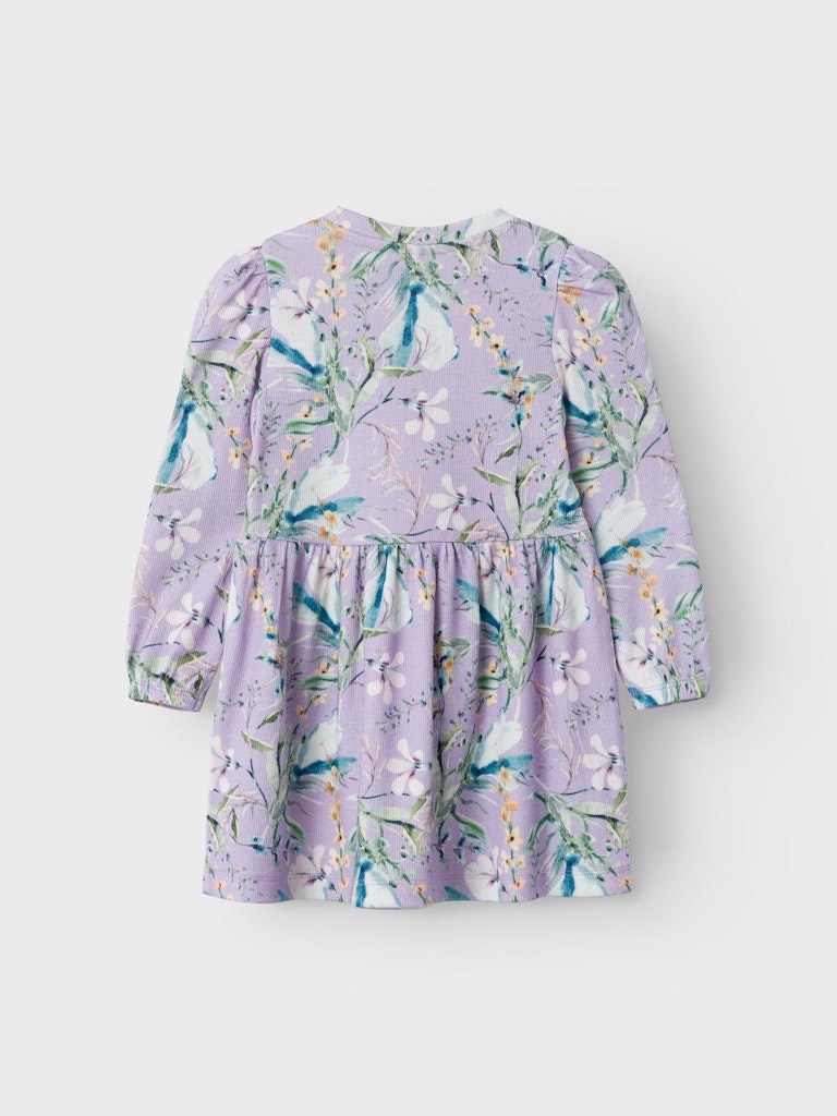 Name It Kjole LS Dolly Orchid Petal - Billede 3