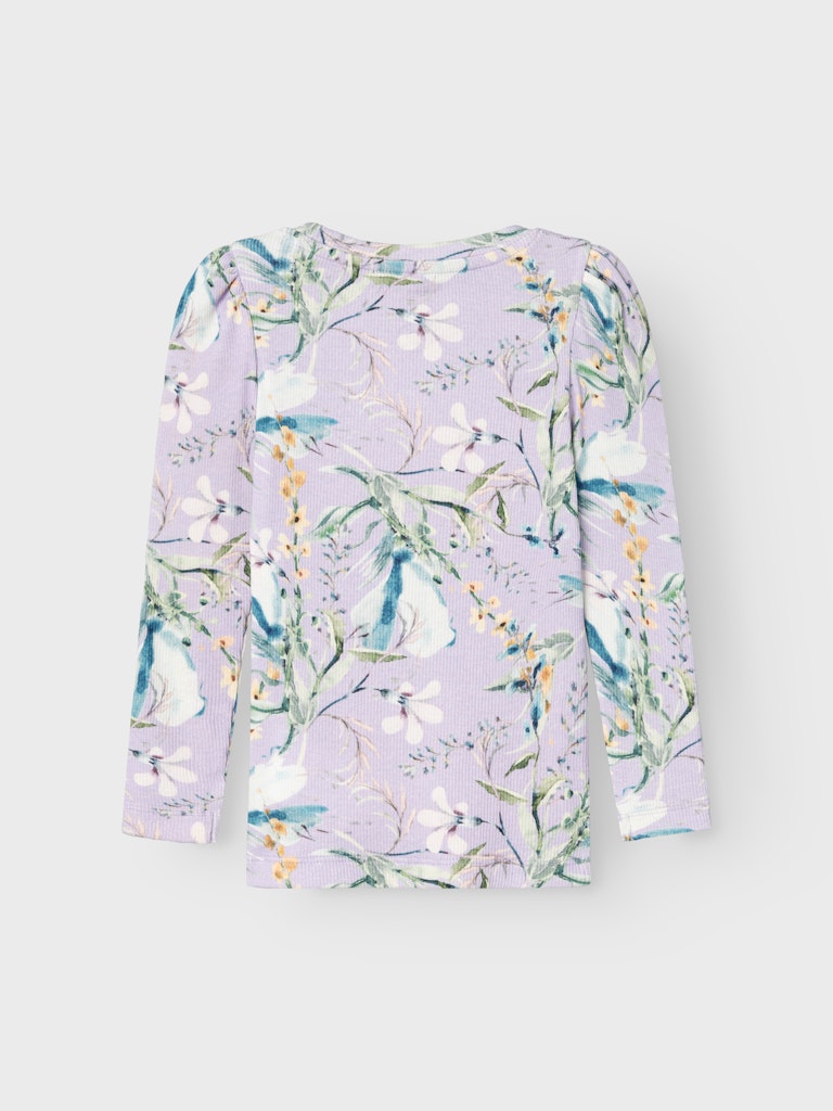 Name It Bluse T-shirt LS Dolly Orchid Petal - Billede 3