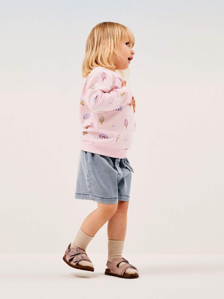 Name It Sweatshirt LS Fransia Light Parfait Pink - Billede 4