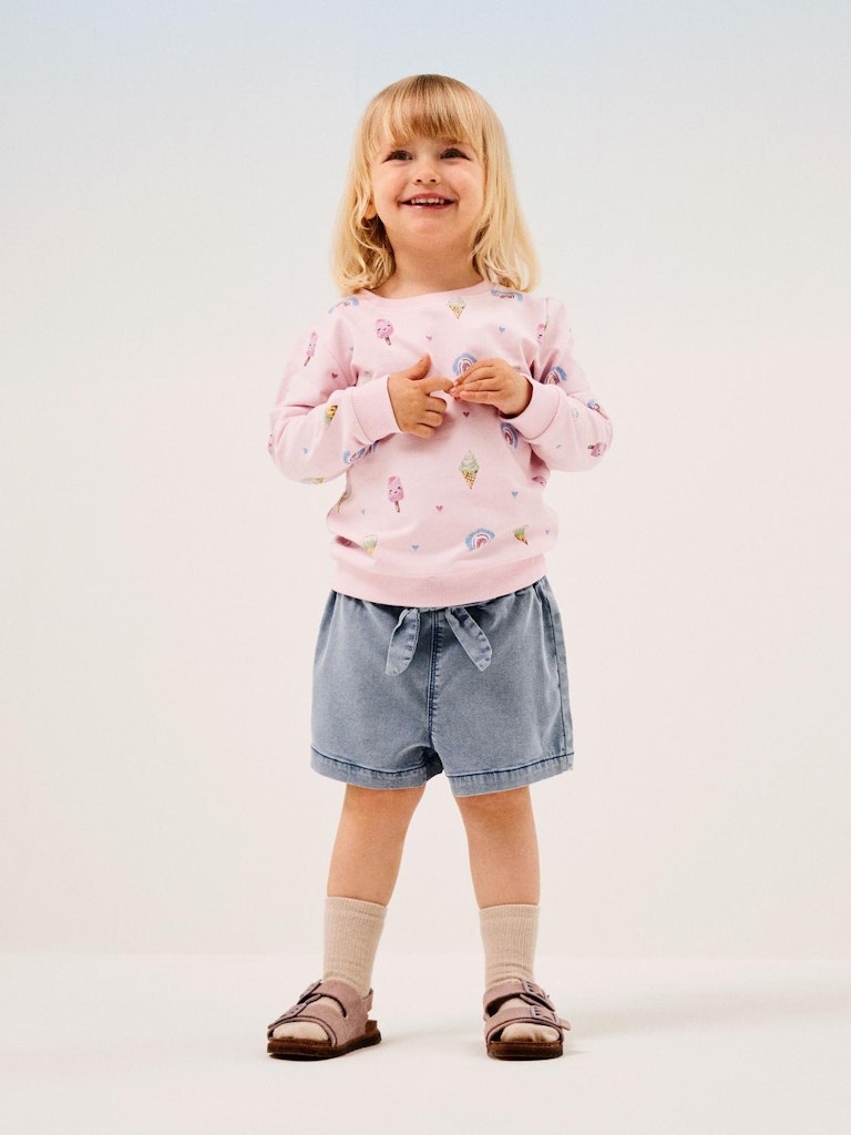 Name It Sweatshirt LS Fransia Light Parfait Pink - Billede 5