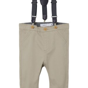 Name It Bukser Ryan Slim Chino Twill Pure Cashmere