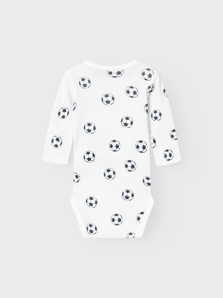 Name It Body LS 2-pak Football Bright White - Billede 4