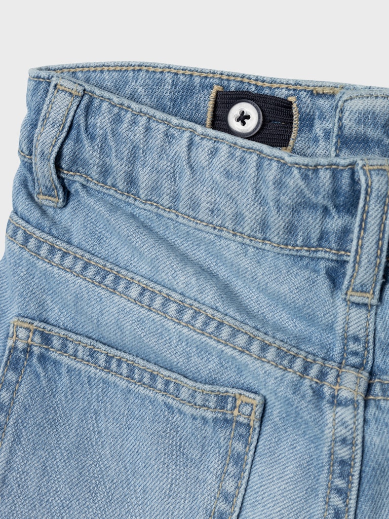 Name It Denim Shorts Bella Baggy Medium Blue Denim - Billede 3