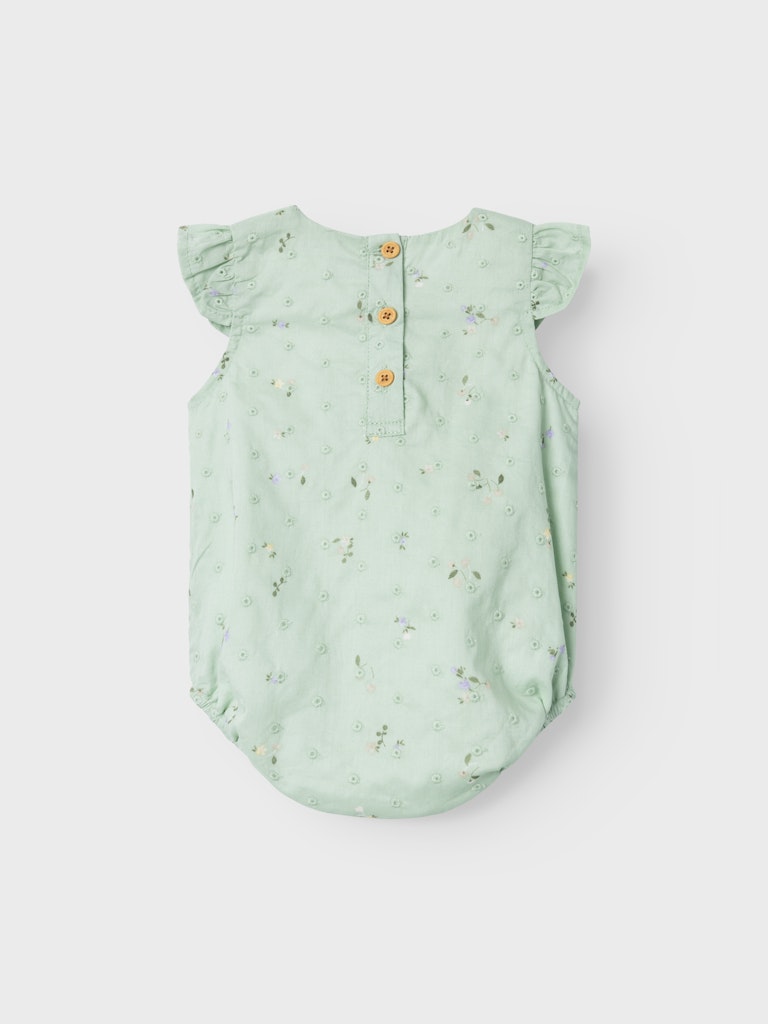 Name It Sommerdragt SL Jimilla Sunsuit Silt Green - Billede 3