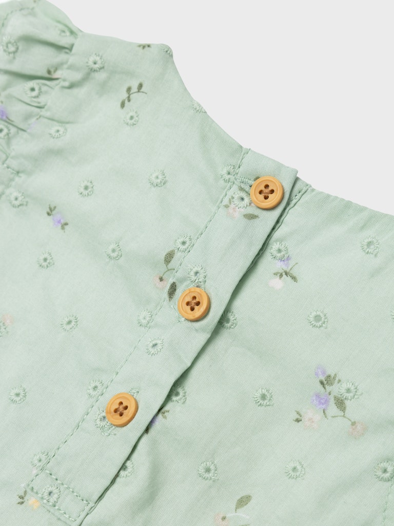 Name It Sommerdragt SL Jimilla Sunsuit Silt Green - Billede 2