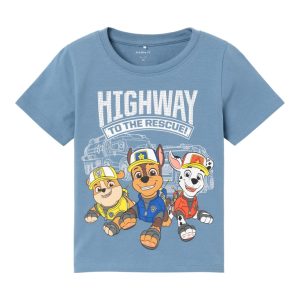 Name It Bluse T-shirt SS Mario Paw Patrol Provencial Blue