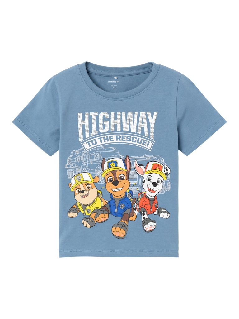 Name It Bluse T-shirt SS Mario Paw Patrol Provencial Blue