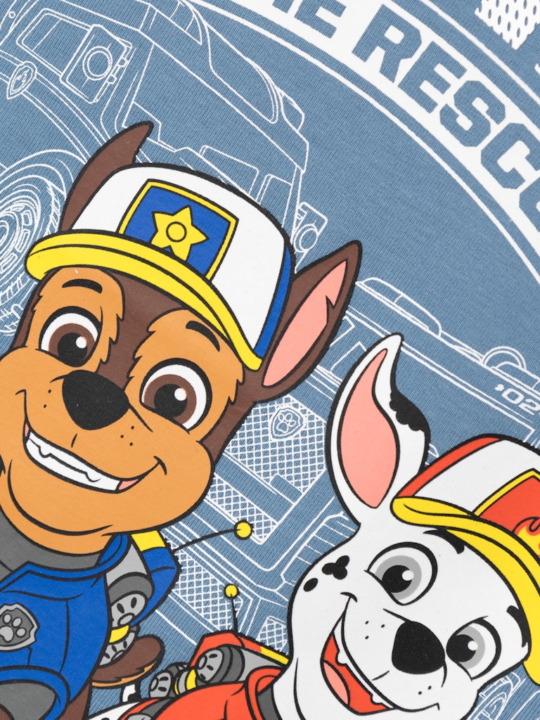 Name It Bluse T-shirt SS Mario Paw Patrol Provencial Blue - Billede 3