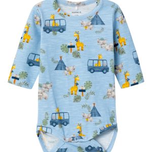 Name It Body LS Hobin Chambray Blue