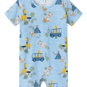 Name It Sommerdragt SS Hobin Sunsuit Chambray Blue