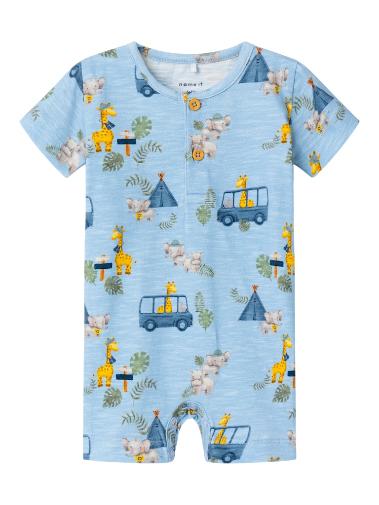 Name It Sommerdragt SS Hobin Sunsuit Chambray Blue