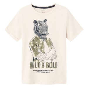 Name It T-shirt SS Hasimon Peyote Melange