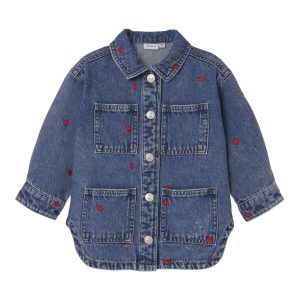 Name It Cowboyjakke Kathy Emb Medium Blue Denim