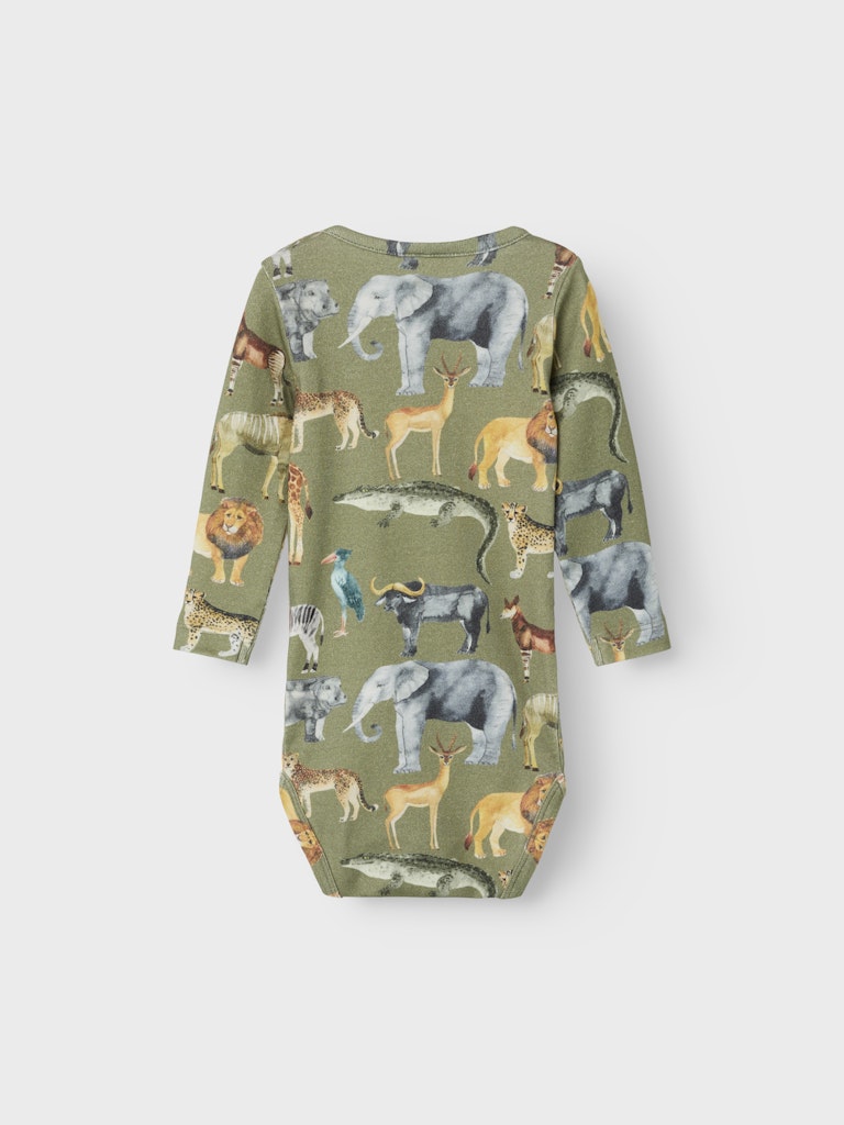 Name It Body LS Jasen Oil Green - Billede 2
