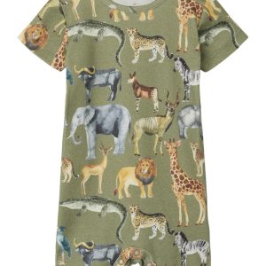 Name It Sommerdragt SS Jasen Sunsuit Oil Green