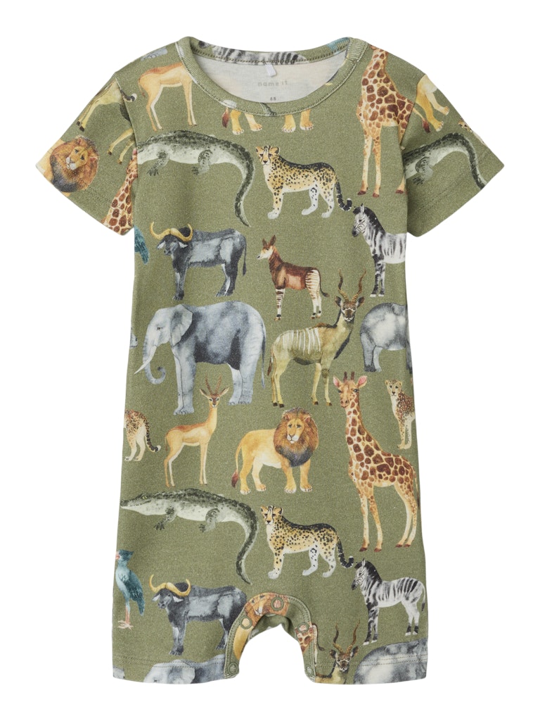Name It Sommerdragt SS Jasen Sunsuit Oil Green