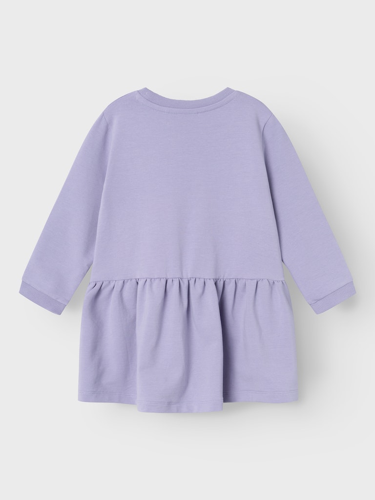 Name It Kjole LS Fydiri Gurli Gris Heirloom Lilac - Billede 3