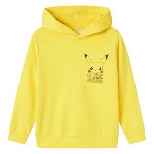Name It Hættetrøje Hoodie LS Fraiser Pokemon Vibrant Yellow