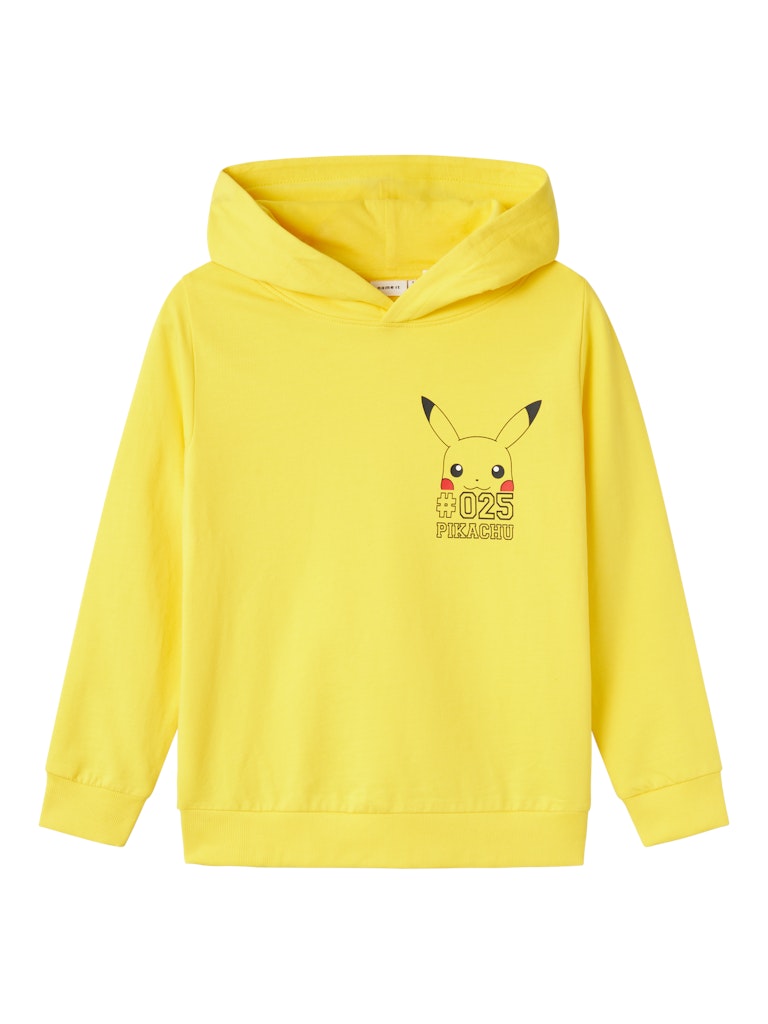 Name It Hættetrøje Hoodie LS Fraiser Pokemon Vibrant Yellow