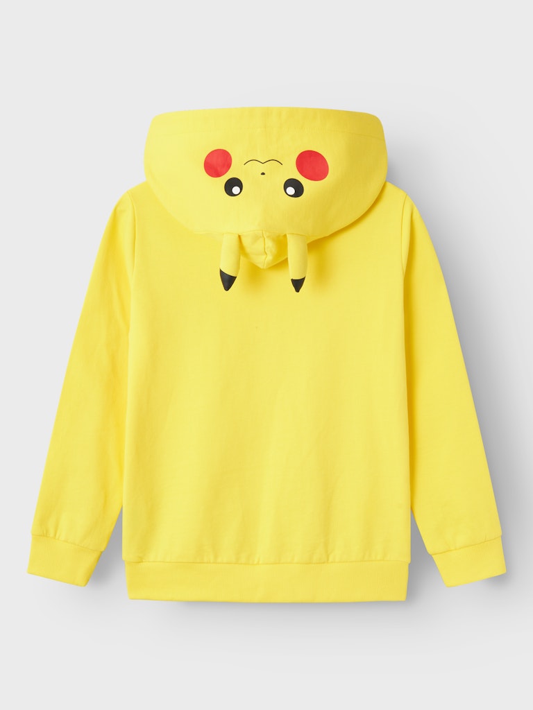 Name It Hættetrøje Hoodie LS Fraiser Pokemon Vibrant Yellow - Billede 2