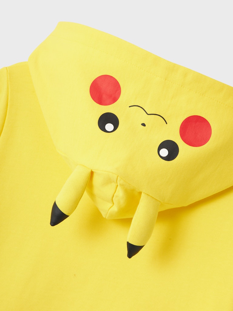 Name It Hættetrøje Hoodie LS Fraiser Pokemon Vibrant Yellow - Billede 3