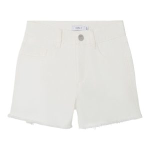 Name It Shorts Rose Mom Twill Bright White
