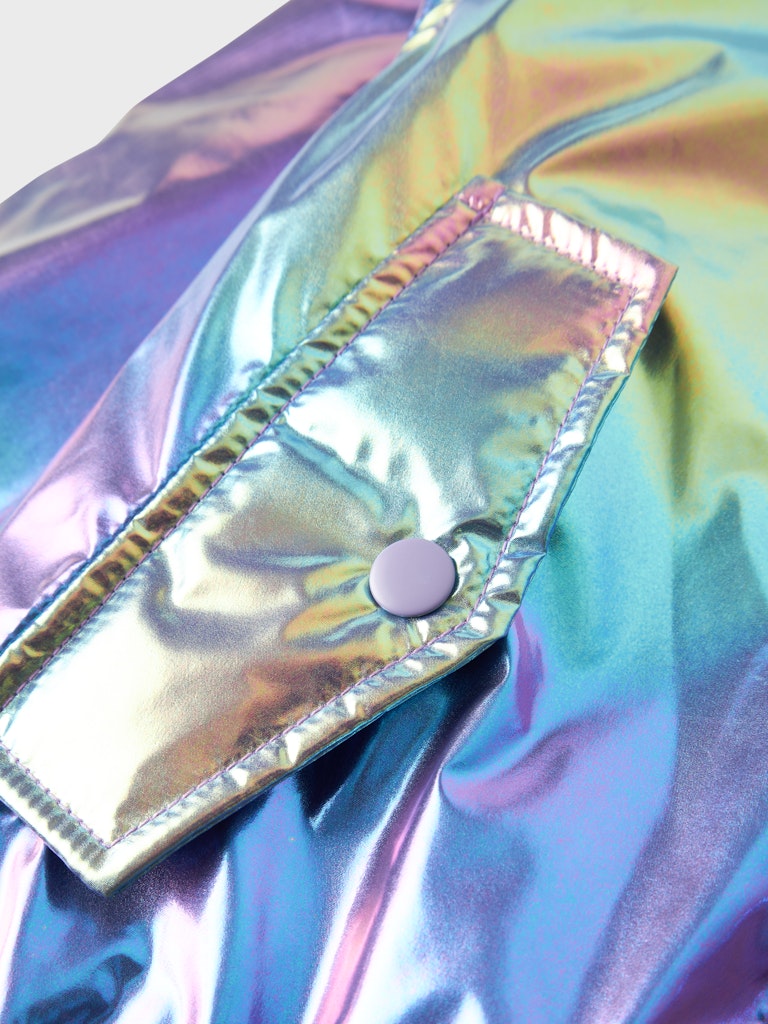 Name It Jakke Molina Bomber Jacket Shiny Amethyst Orchid - Billede 3