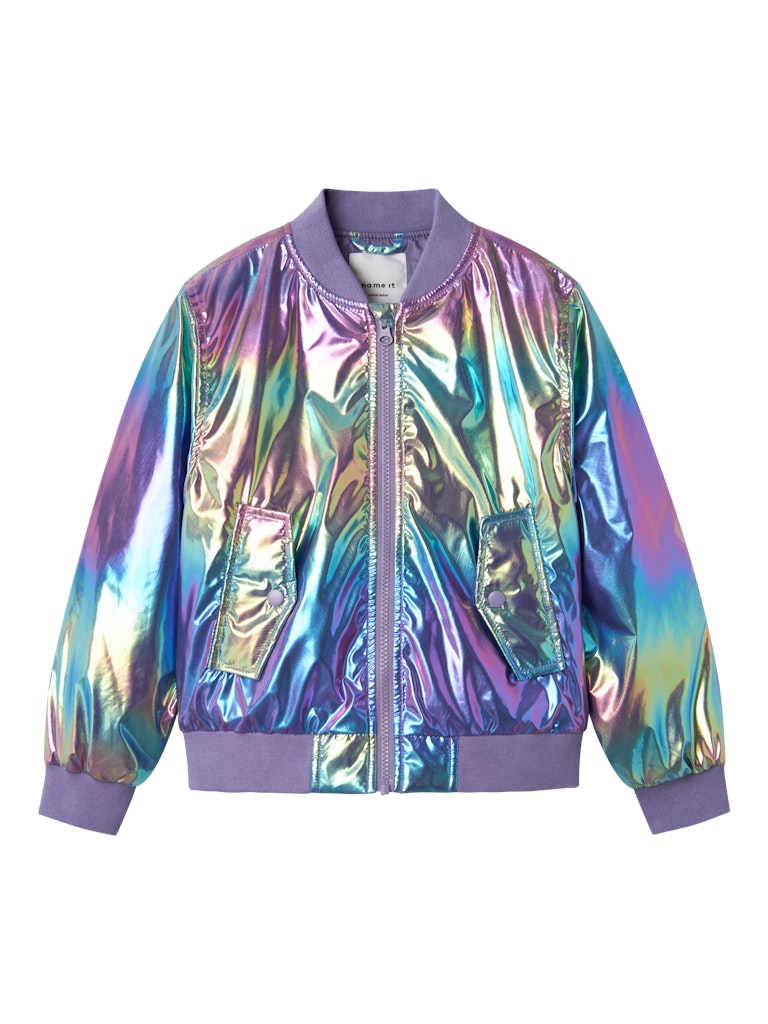 Name It Jakke Molina Bomber Jacket Shiny Amethyst Orchid