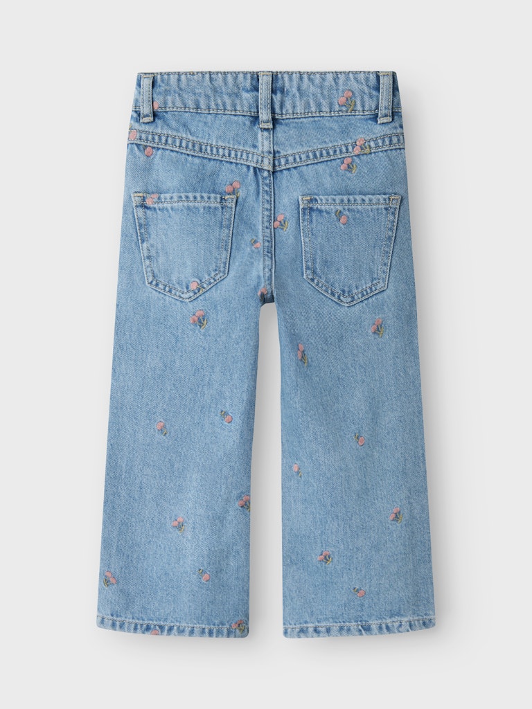 Name It Jeans Mini Rose Wide Light Blue Denim - Billede 2