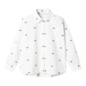 Name It Skjorte Kids LS Filippas Long Bright White