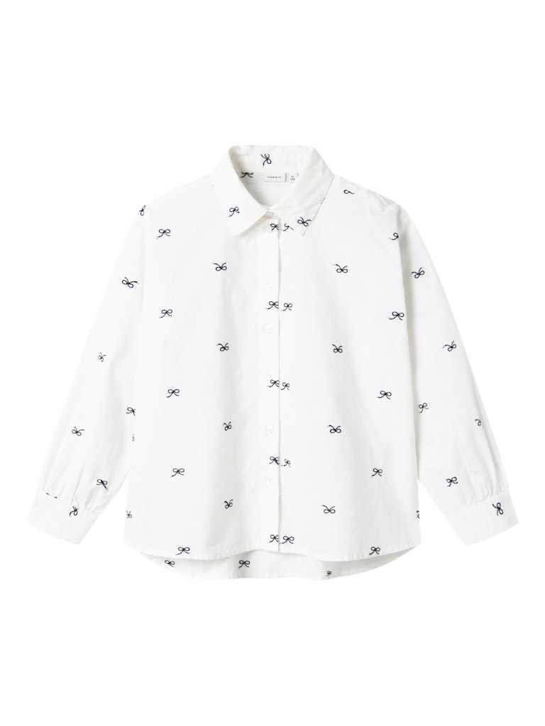Name It Skjorte Kids LS Filippas Long Bright White