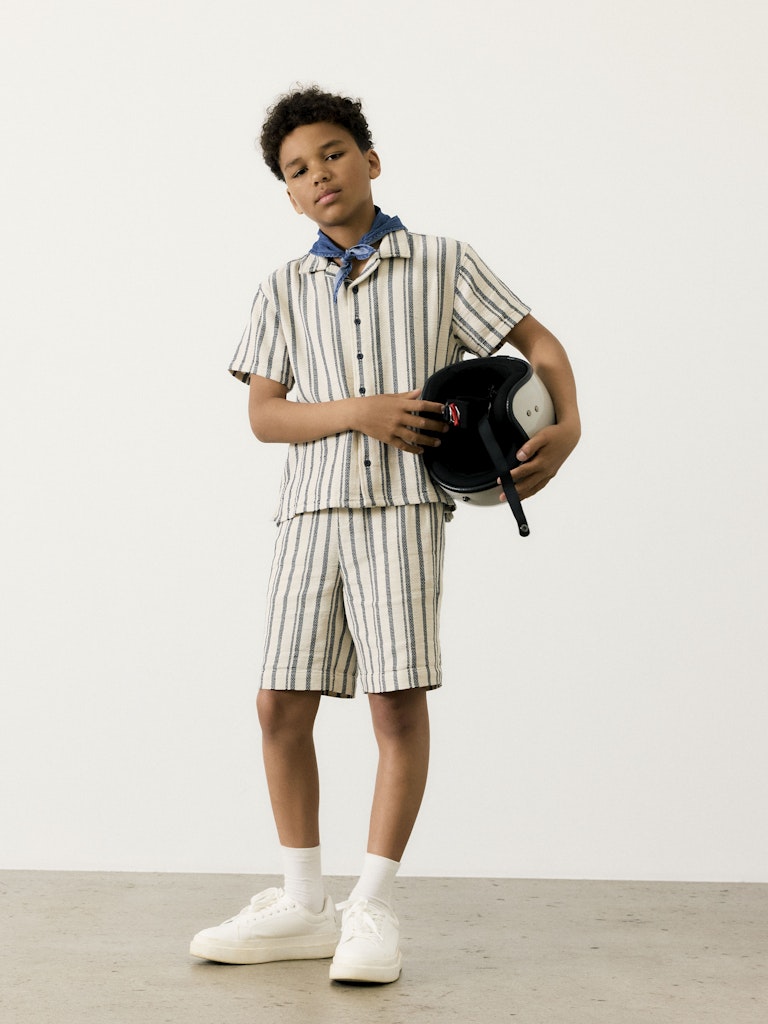 Name It Skjorte SS Kids Foko Navy Blazer - Billede 4