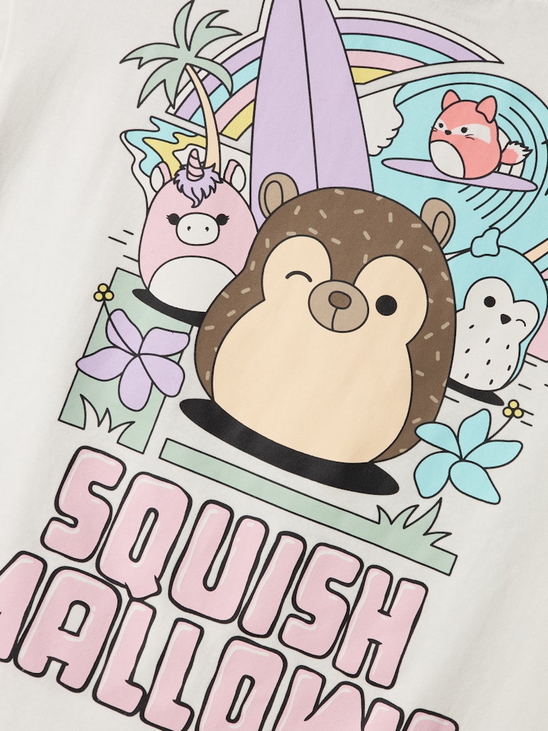 Name It T-shirt SS Kids Muba Squish Mallows Cloud Dancer - Billede 3