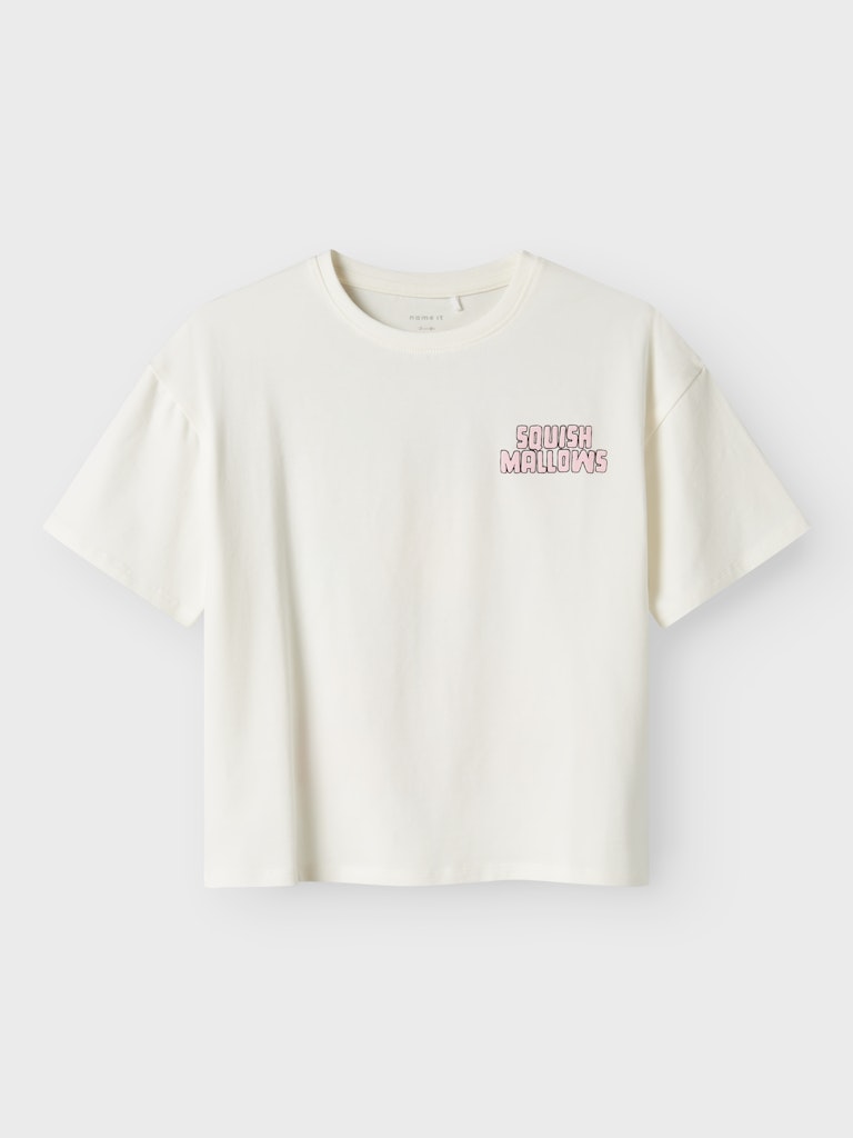 Name It T-shirt SS Kids Muba Squish Mallows Cloud Dancer - Billede 2