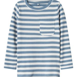 Name It Bluse LS Mini Dekab Slim Spring Lake