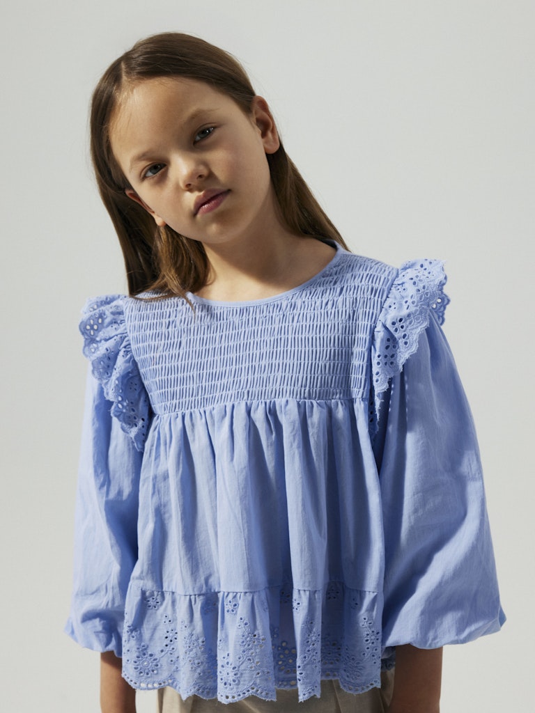 Name It Bluse LS Fitora 2/4 Shirt Serenity - Billede 4