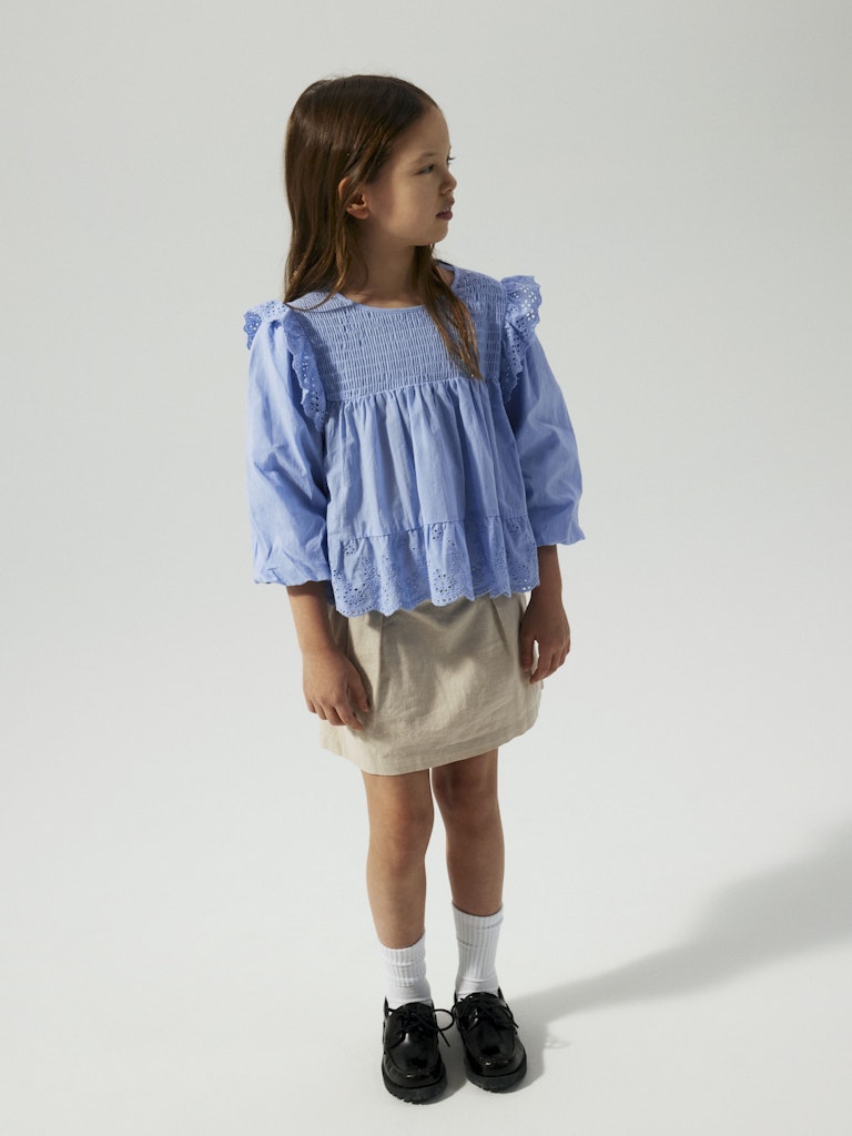 Name It Bluse LS Fitora 2/4 Shirt Serenity - Billede 5