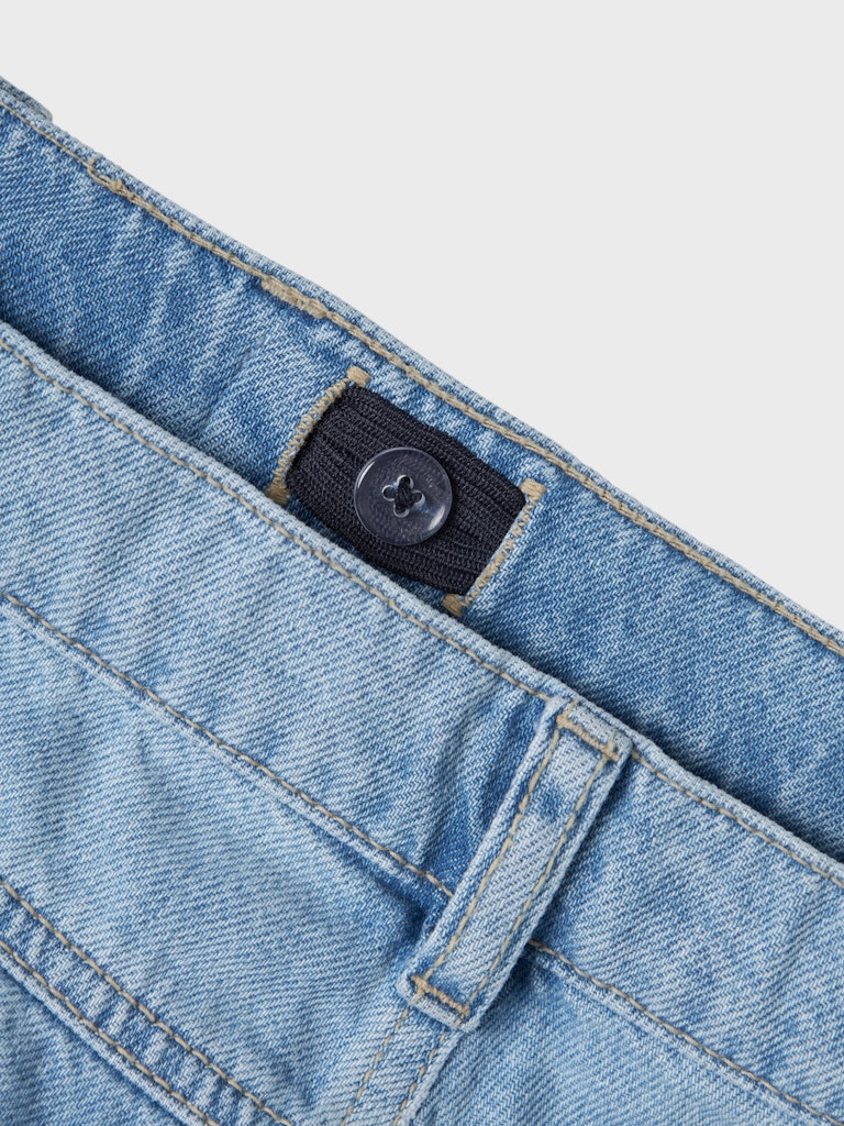 Name It Shorts Denim Kids Bella Skater Medium Blue Denim - Billede 3