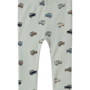 Name It Bukser Baby Hukab Long John Aqua Gray