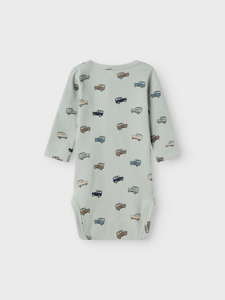 Name It Body LS Hukab Aqua Gray - Billede 2