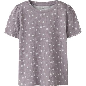 Name It T-shirt SS Mini Judy Purple Dove