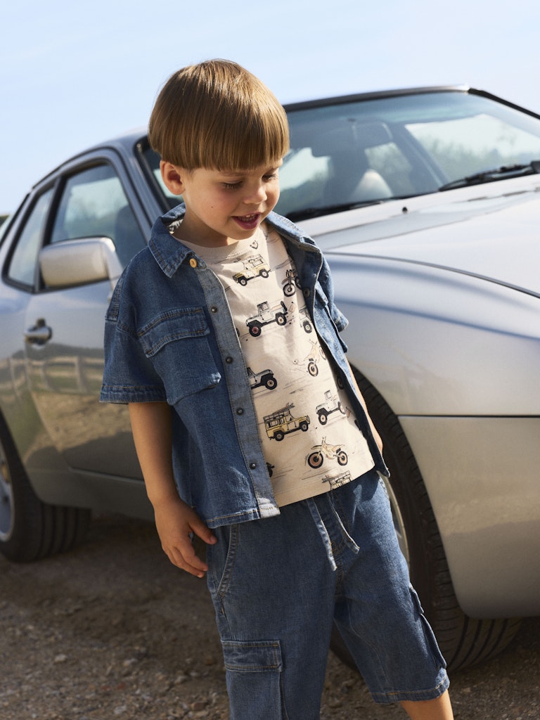 Name It T-shirt SS Mini Helsa Peyote - Billede 4