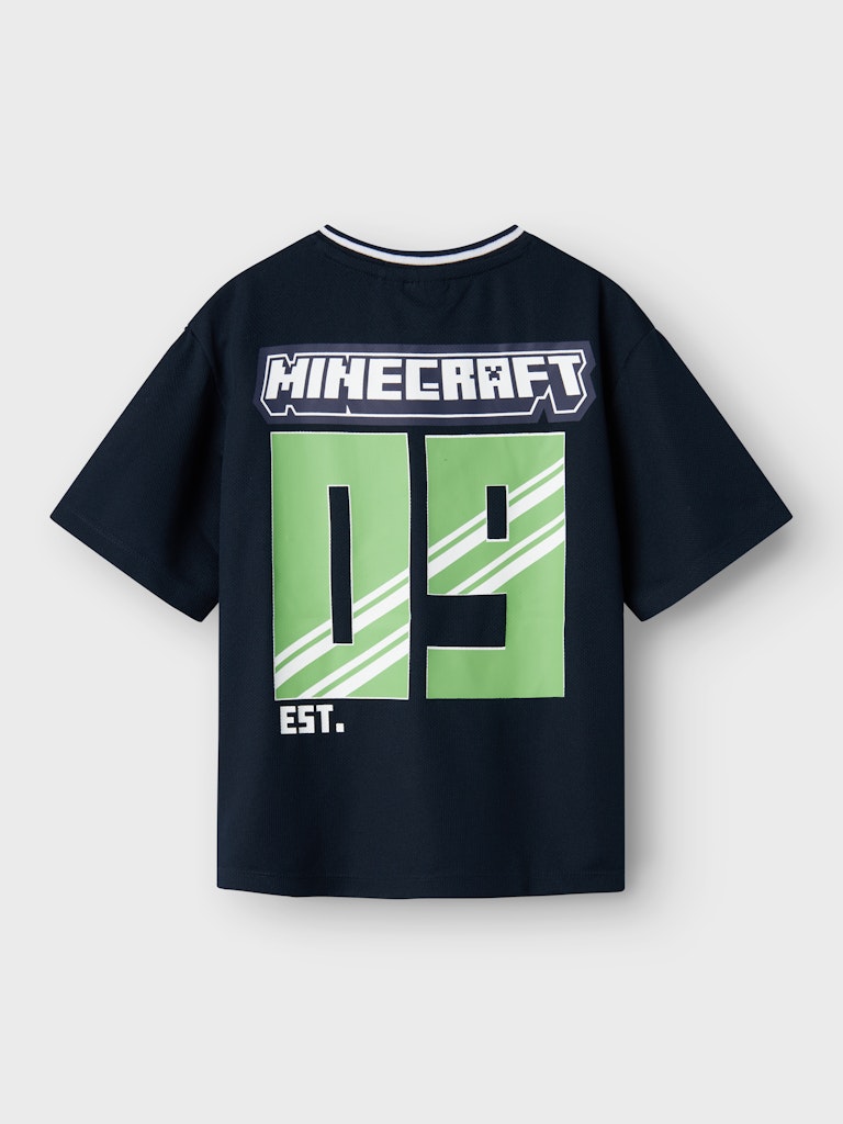 Name It T-shirt SS Mose Minecraft Poly Navy Blazer - Billede 2