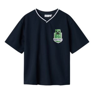 Name It T-shirt SS Mose Minecraft Poly Navy Blazer