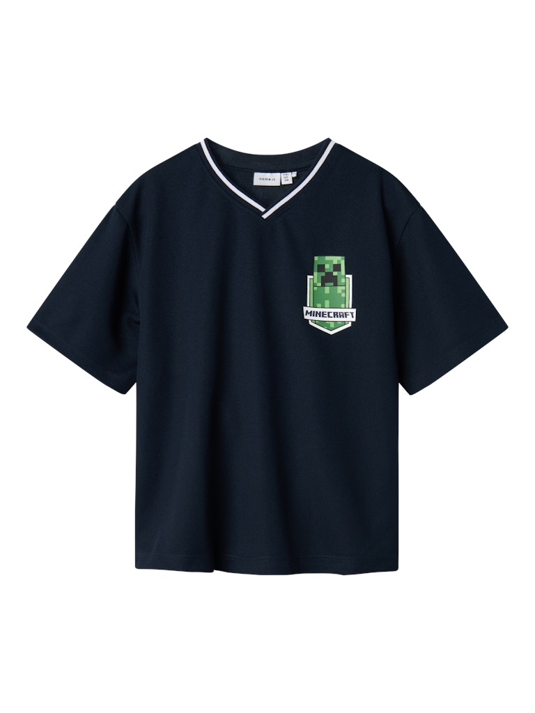 Name It T-shirt SS Mose Minecraft Poly Navy Blazer