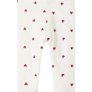 Name It Leggins Baby Heart Cloud Dancer