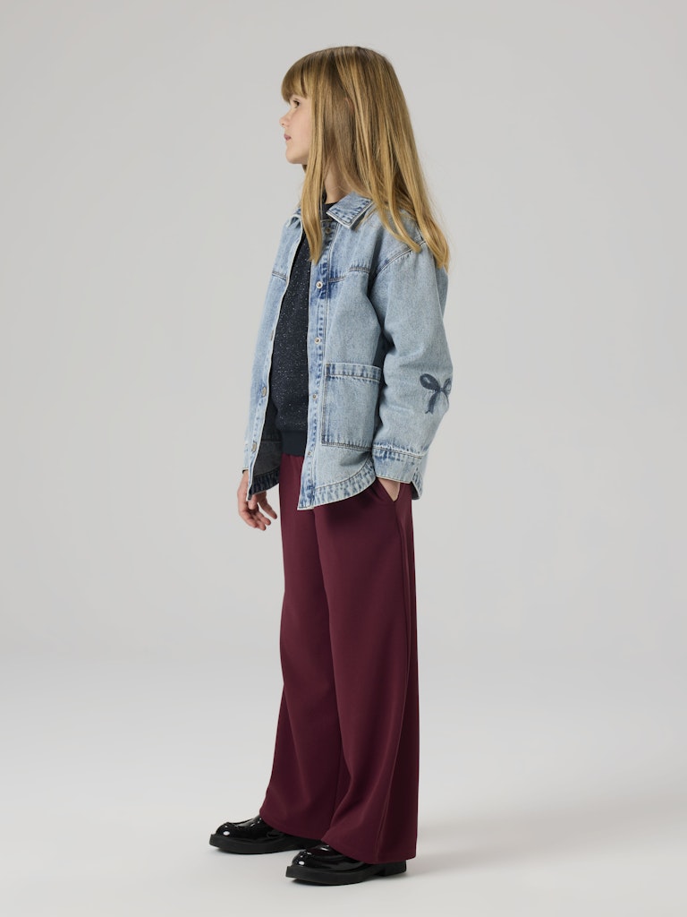 Name It Denim Jakke Kids Gloria Medium Blue Denim - Billede 4